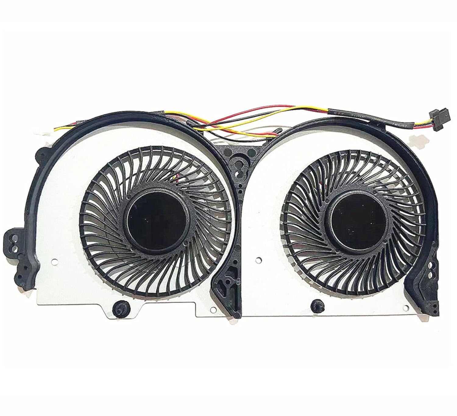 Fleshy Leaf CPU+GPU Cooling Fan Replacement for Clevo P950 P950HR P950ER T97 T96E T800 Series BS5005HS-U3E BS500HS-U3D 6-31-P95E2-101 6-31-P9502-102 DC5V 0.50A 4-Wires