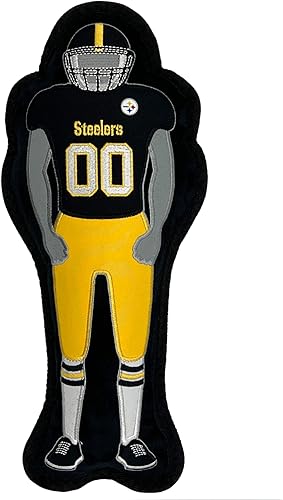 Miniatura 6 de Juguete para perros The 1st Ever Tough but Smooth NFL Pittsburgh Steelers Football Athletes Player Tough Pet Toy. Un juguete para perros de calidad