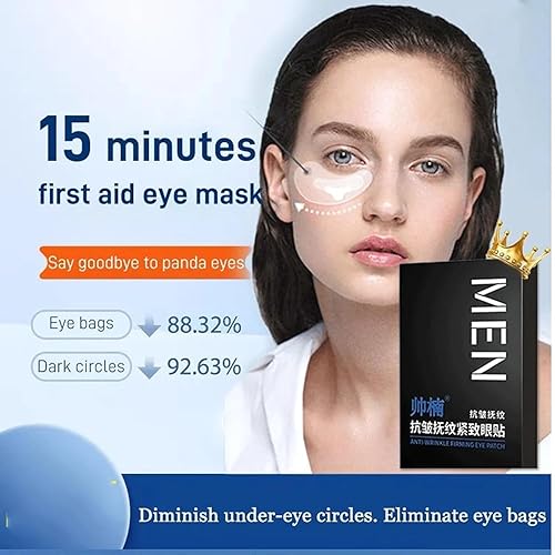 Miniatura 3 de Parche de extracción de bolsas de ojos japonés – Hombres Anti-arrugas Reafirmante Bolsa de Ojos Parche Shuai Nan, Bolsas de Ojos y Ojeras Parche
