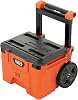 صندوق أدوات دوار MODbox 54100MBX من Klein Tools، منظم أدوات محمول عالي التحمل مع حامل جانبي، عجلات مطاطية مقاس 10 بوصات، مقبض قابل للإزالة، مجموعة قابلة للتكديس بعمق