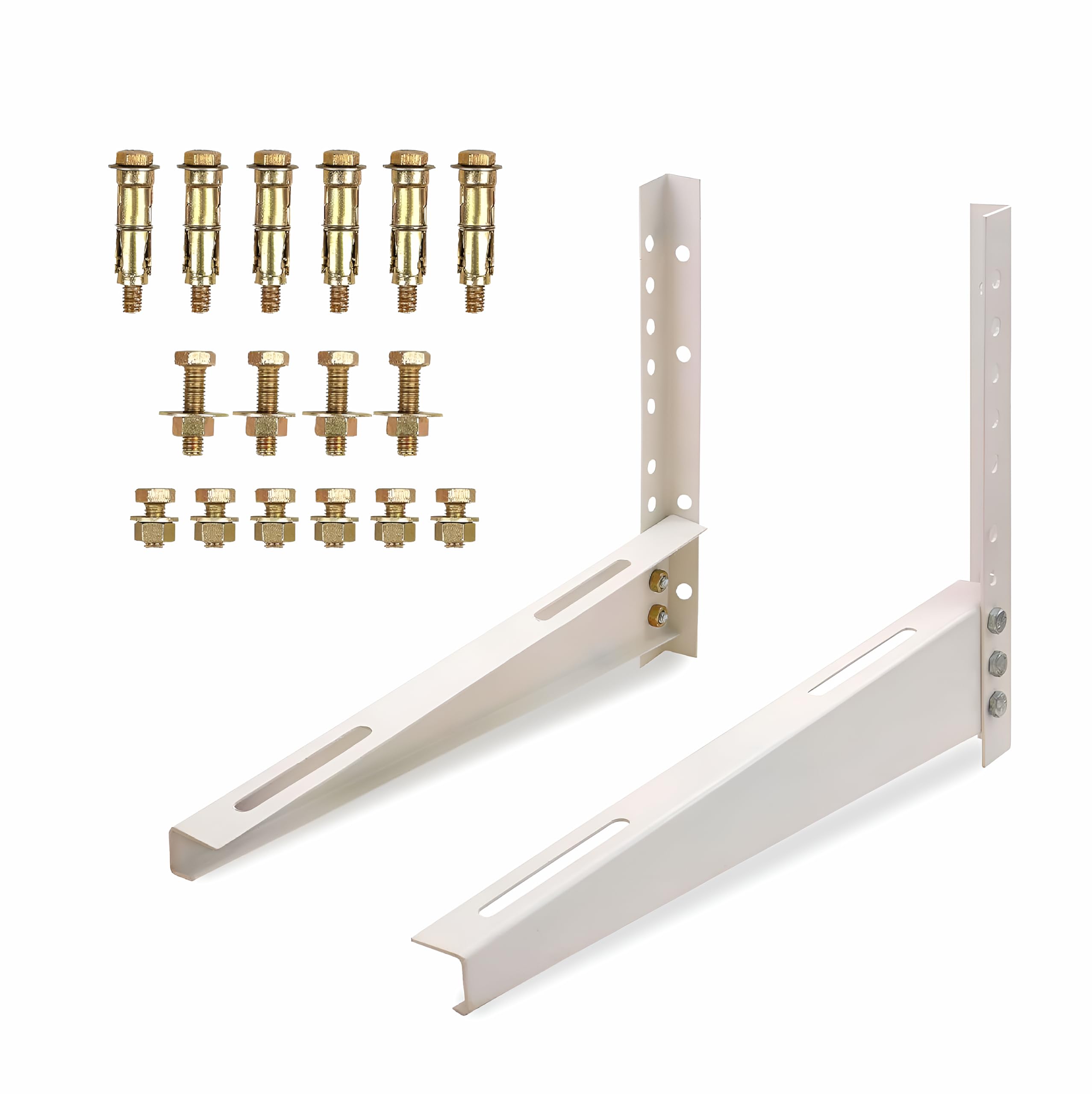 Heavy Duty AC Stand Outdoor Unit Rust Proof Iron AC Outdoor Stand for Split AC 1 Ton and 1.5 Ton Air Conditioner Mounting Bracket Supports Upto 200kg Necessary Fittings (1)-image-36