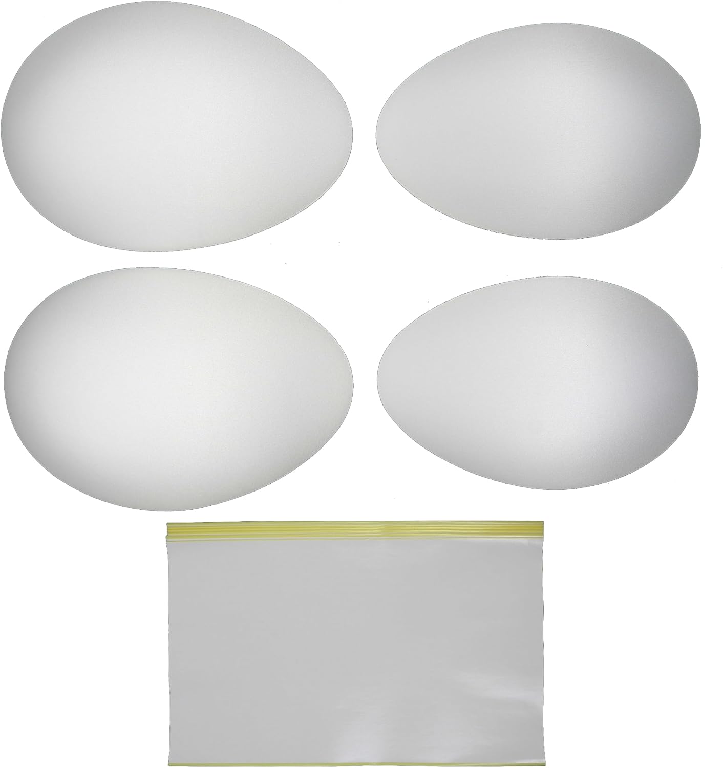 BENJOY Hip Pads and Thigh Pads for Women & Drag Queens R-Size- Hip Enhancer Padded Underwear for Hip Dip – Butt Lifter Buttocks Pads – Comfortable Hip Pads For Women Shapewear – 4 Count White