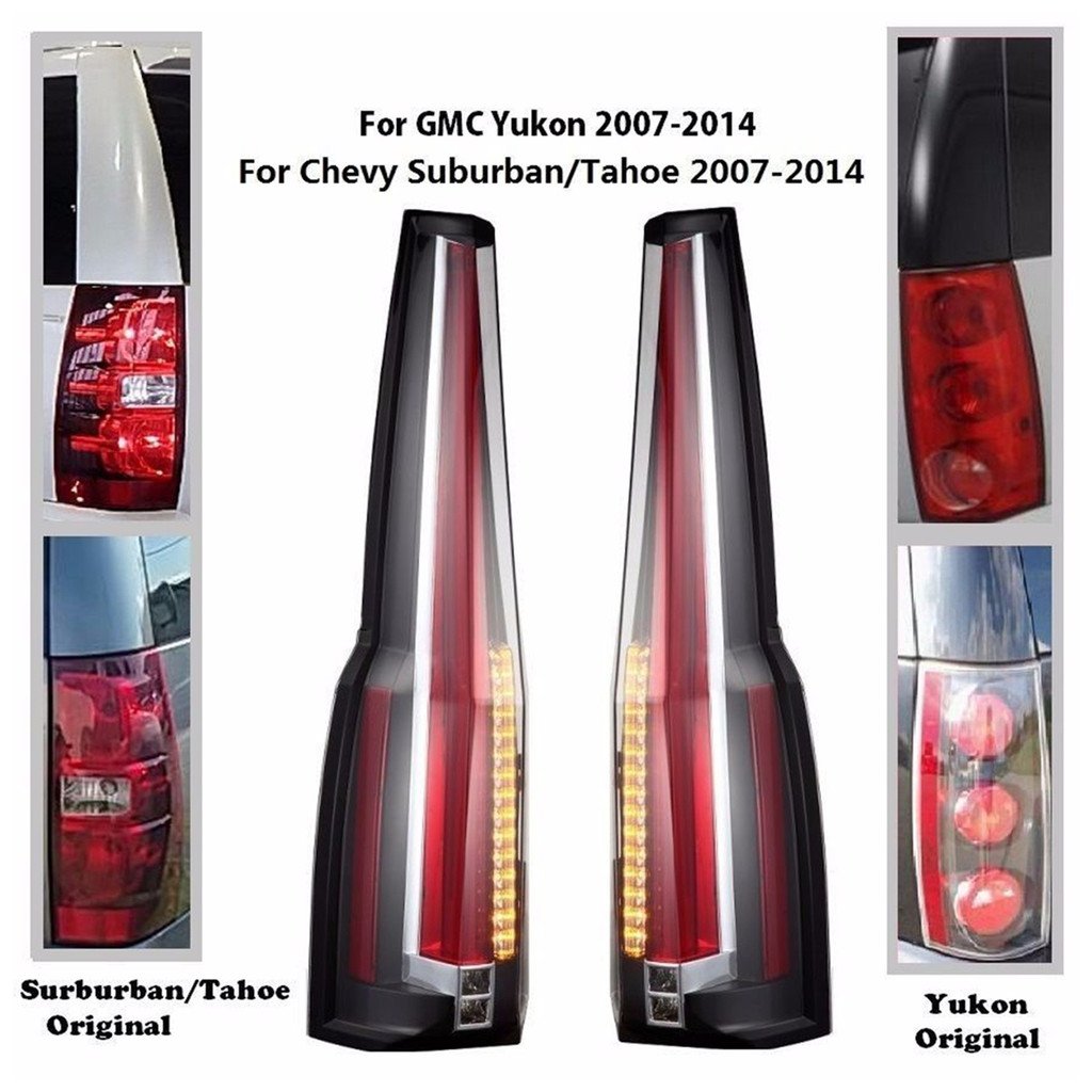 JDMSPEED New LED Tail Light Replacement For Chevy Tahoe 20072014