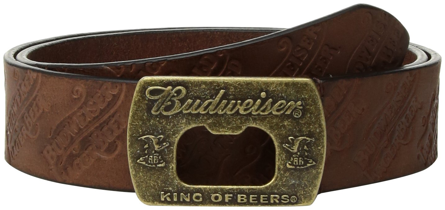 Budweiser by Buxton Men's Bowtie Belt