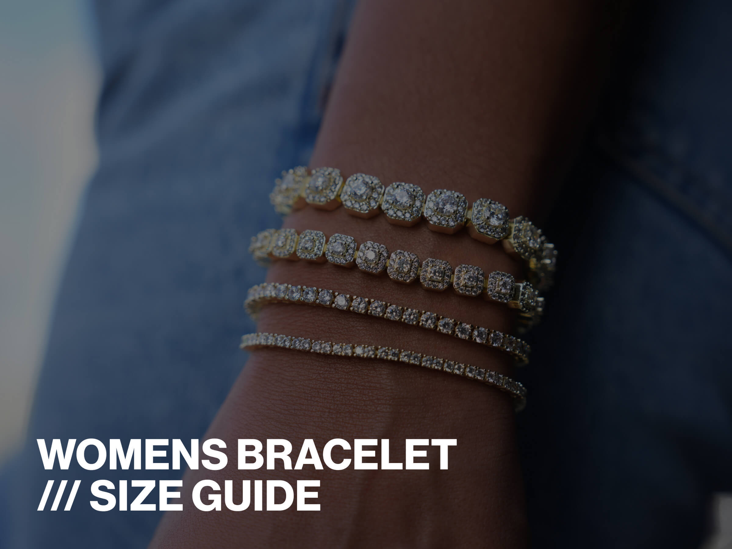 Amazon.com: GLD Clustered Tennis Bracelet - Iced Out Chain for Men