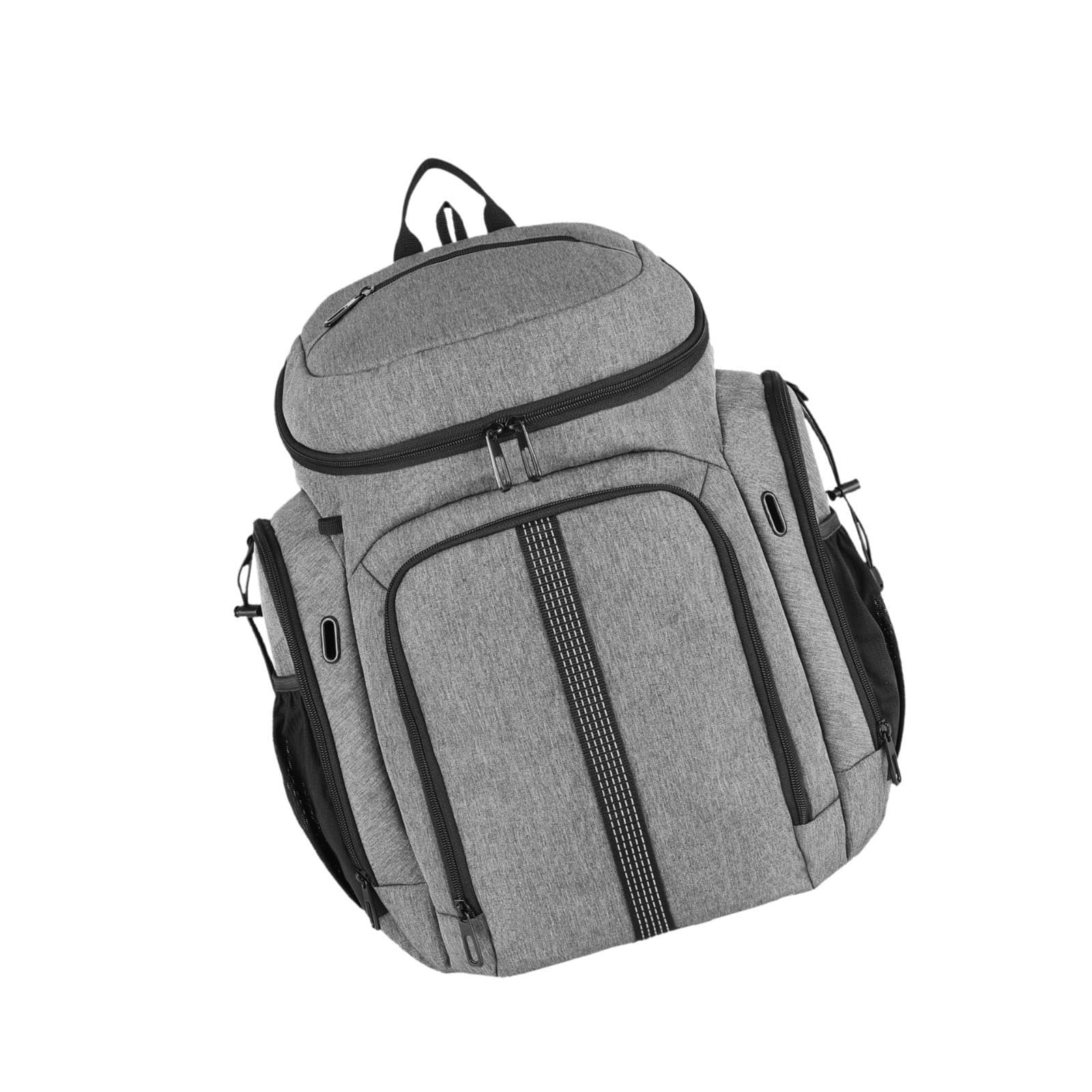BNF®Basketball Backpack Portable Soccer Football with Pull Rod Belt Gym Backpack Gray|Sporting Goods | Gym Bags|1 Basketball Backpack-image-18