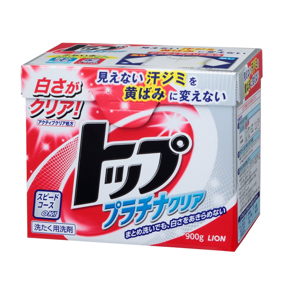 Amazon.co.jp: トップ 洗濯洗剤 粉末 プラチナクリア 0.9kg : ドラッグ