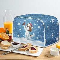 Vista 308 de Marbling Butterfly Print 2 Slice Toaster Dust Cover, Kitchen Small Appliance, Anti Dust and Fingerprint Bread Machine Cover