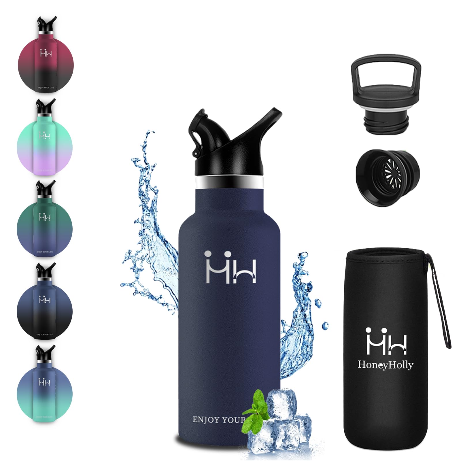 新品未使用　ステンレスボトル　水筒　魔法瓶　500ml ６色　30本セット Amazon | ASAKA 魔法瓶 水筒 500ml 軽量 真空断熱 ステンレスボトル