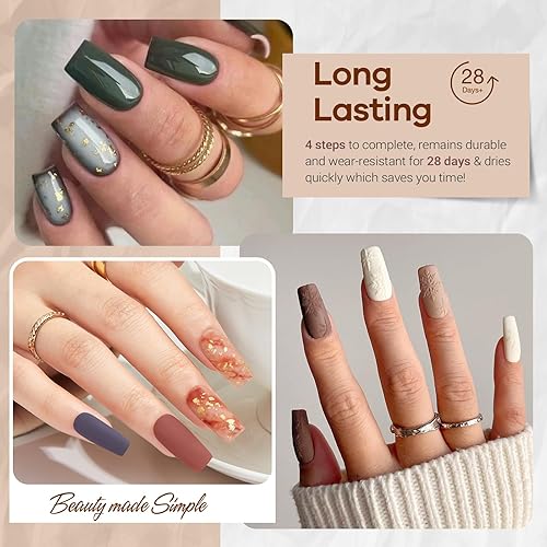 Miniatura 118 de AZUREBEAUTY - Juego de 31 piezas de polvo de inmersión para uñas, 20 colores, morado, azul, purpurina, bandeja de reciclaje de polvo de inmersión