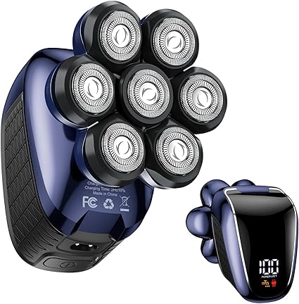 Head Shavers for Bald Men: 5 in 1 Electric Razor Waterproof Wet Dry Shaving.