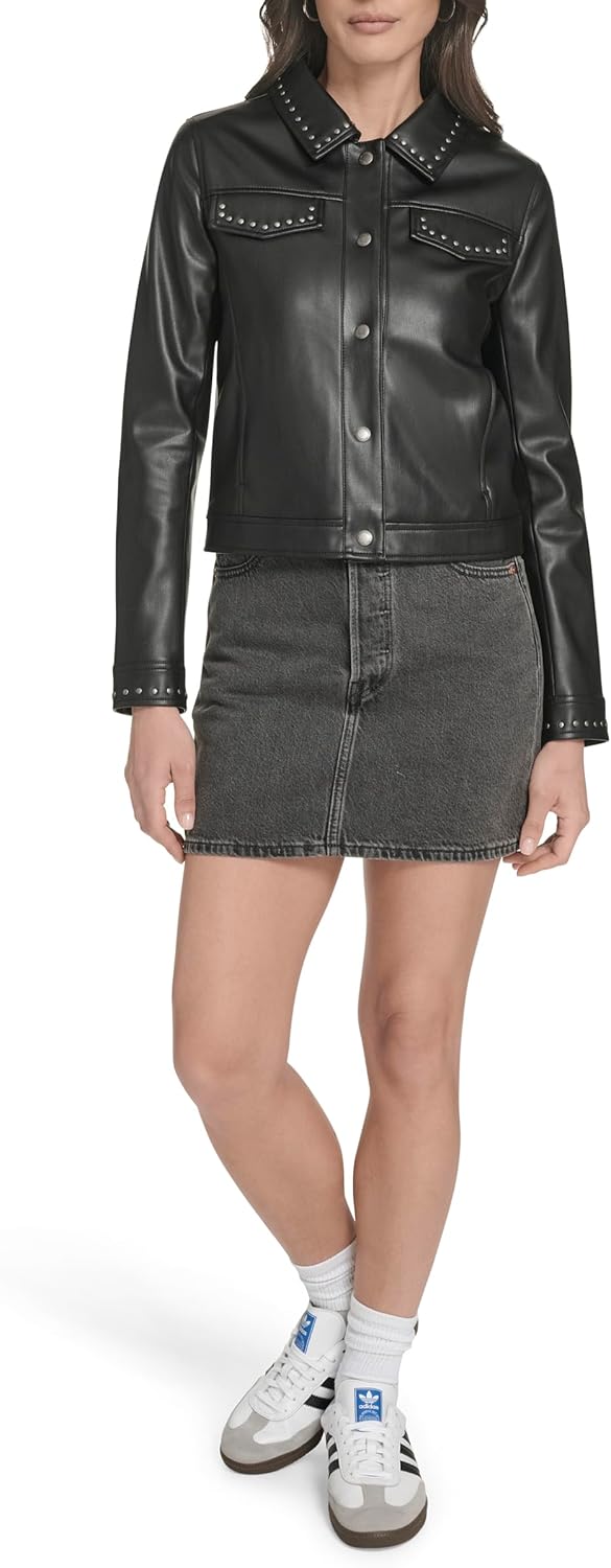 Levi's Women's Studded Laydown Collar Jacket