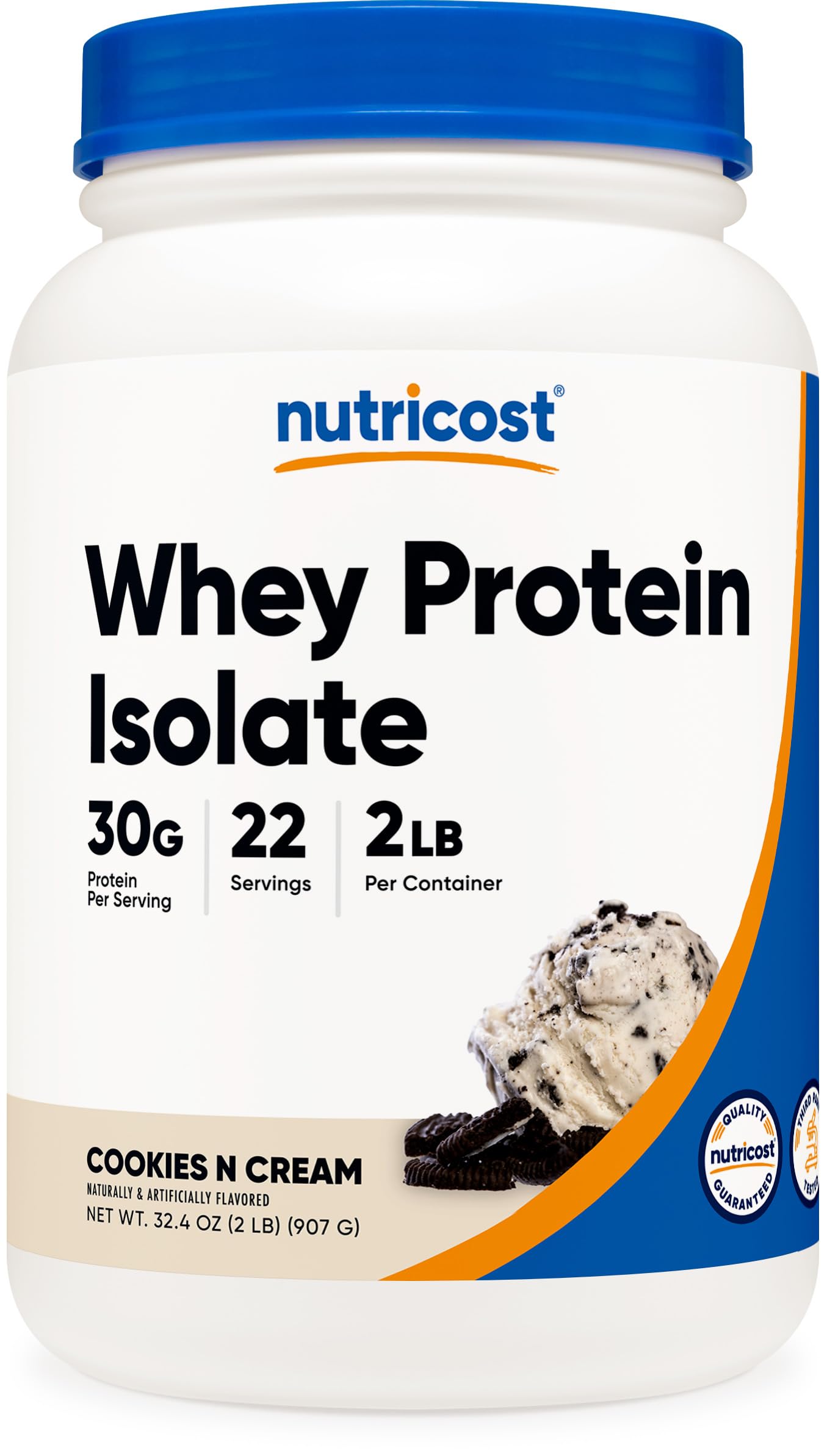 Whey Protein Isolate (Cookies N Cream, 2 Pounds)