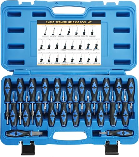 ATPEAM Kit de liberación de terminal eléctrico | Kit de herramientas de extracción de terminales universales para extracción de conectores de
