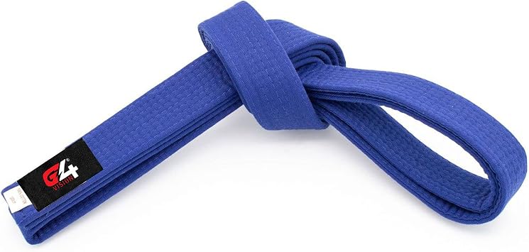 G4 VISION Black Karate Belts Martial Arts Uniform Ranking Taekwondo Karate Judo BJJ Colored Ranking Belt Aikido Kempo Sports for All Purpose