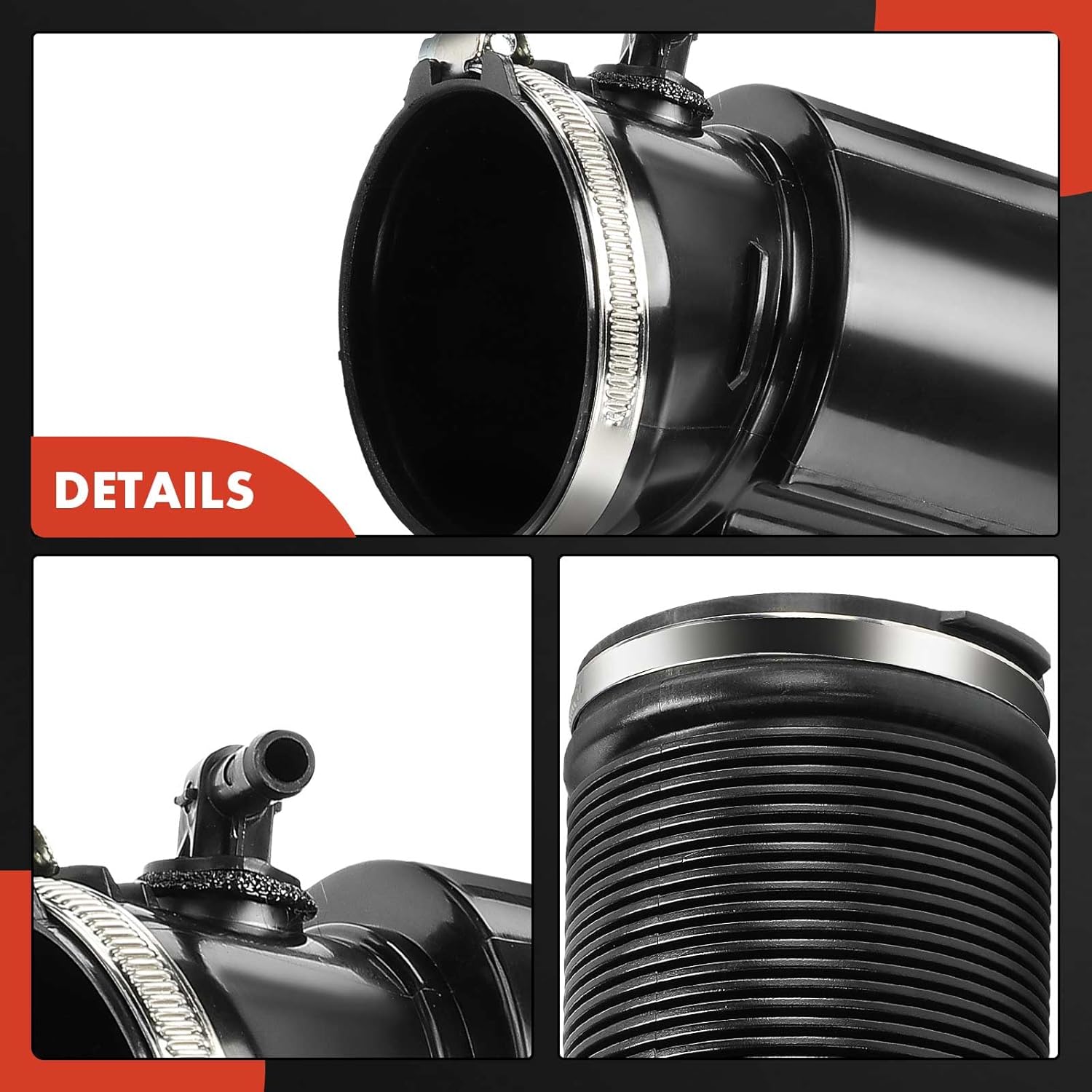 A-Premium Engine Air Clean Intake Tube Hose Compatible with Audi A6 Quattro 2009 2010 2011, 3.0L