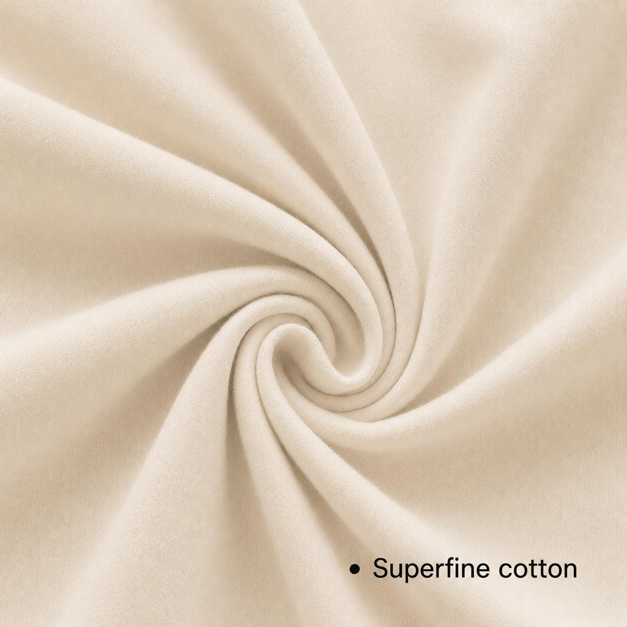 Luxury Cotton Duvet Cover - Queen Size Beige -5