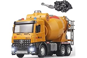 Interactive Cement Mixer Truck Toy: A Kid's Construction Dream