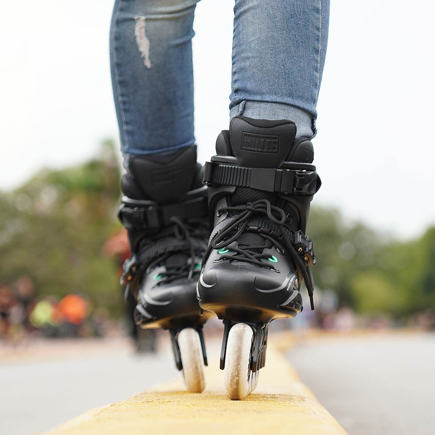 Movino Mint 3 Freeride Rollschuhe Inliner Für Damen Herren Inliner Freestyle Urban Skating Inline Skates Für Erwachsene Urban Inlineskates Rollerskates Für Frauen Männer Räder 80 mm