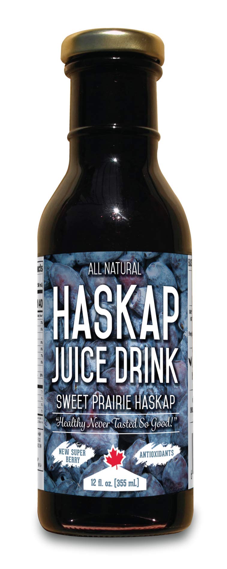 Sweet Prairie Haskap Pure Haskap Berry Juice All Natural Antioxidant, Antiinflammatory
