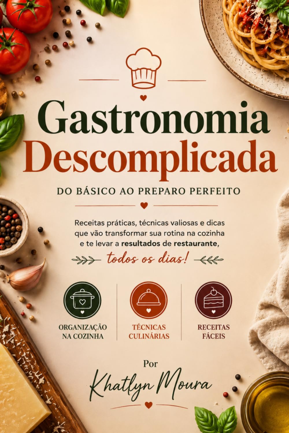 Gastronomia Descomplicada – Volume 2 | Nova Edição: Receitas práticas, técnicas essenciais e sobremesas irresistíveis para todas as ocasiões.