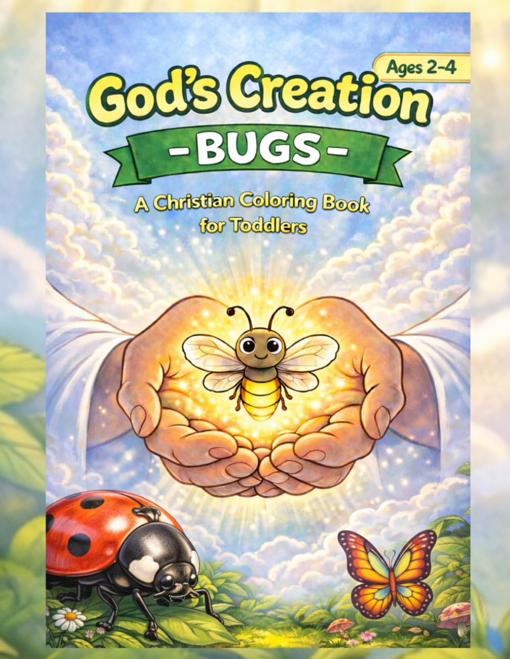 God's Creation - BUGS: Christian Coloring Book for Toddlers