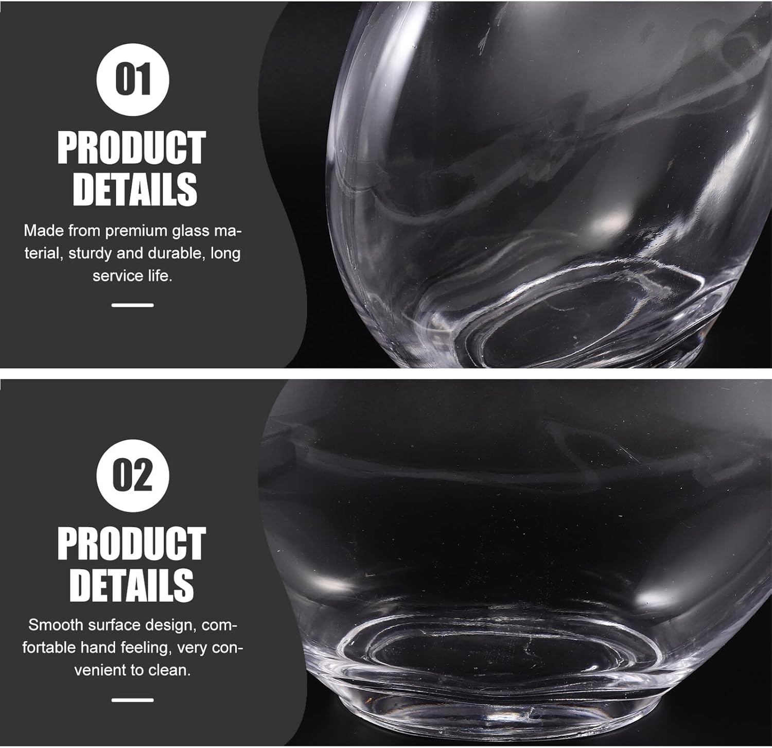 Small Glass Fish Tank Desktop Aquarium Fish Bowl for Home Office Tabletop Miniature Micro Landscape Terrarium Suitable and Succulents