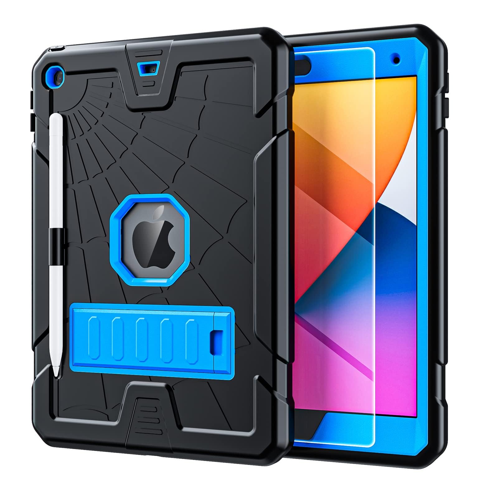 TSQQST iPad 9th/8th/7th Generation Case for Kids w/Glass Screen Protector — Amazon image 26