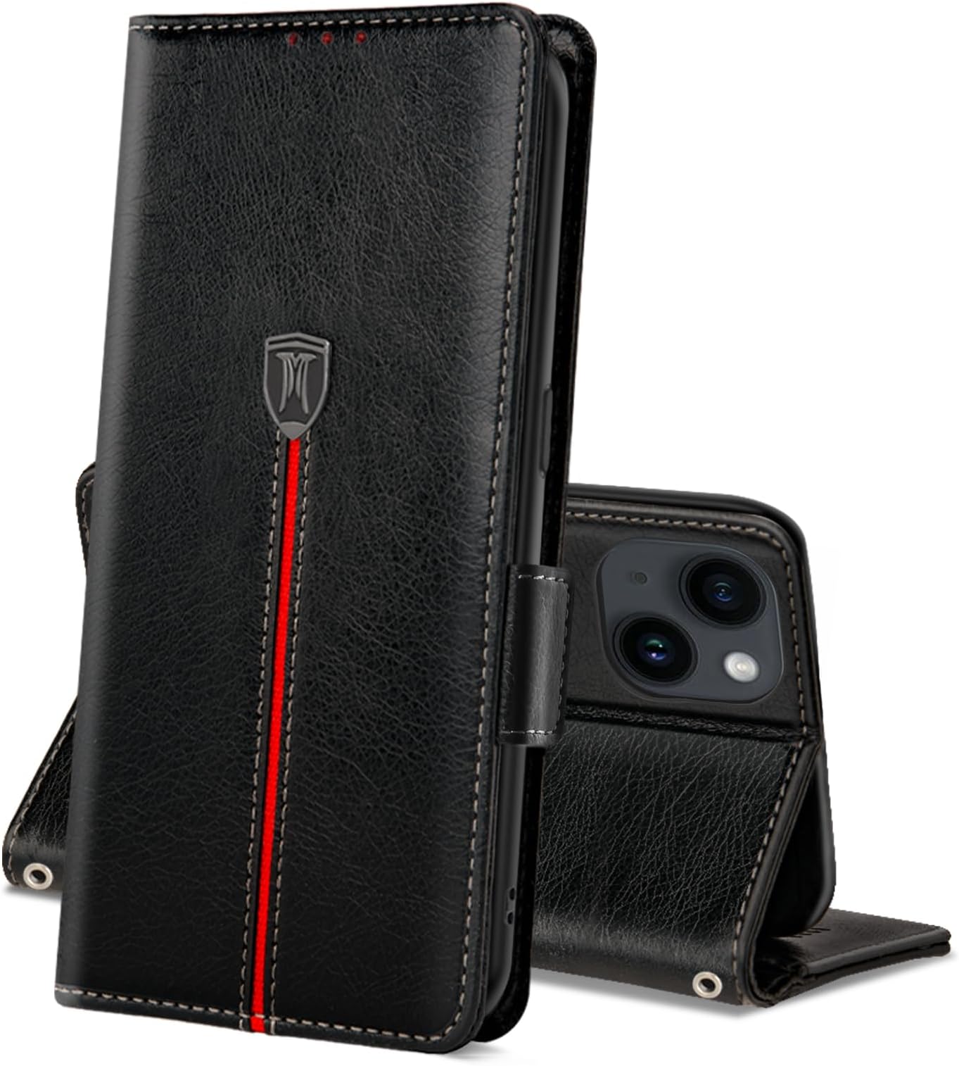Étui Bible Kuiaobaty – Cuir Synthétique – Motif Coccinelle Rouge – Taille L – 25,9 X 17,8 X 4,6 Cm – Avec Poches Et Marque-page