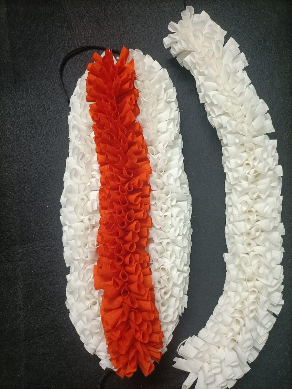 Flowers Park - Artificial Flower for Indian Classical Dance/Normal Set White /12 inch Length/bharatham/kuchipudi/Dance Flower/Hair Bun/Decor