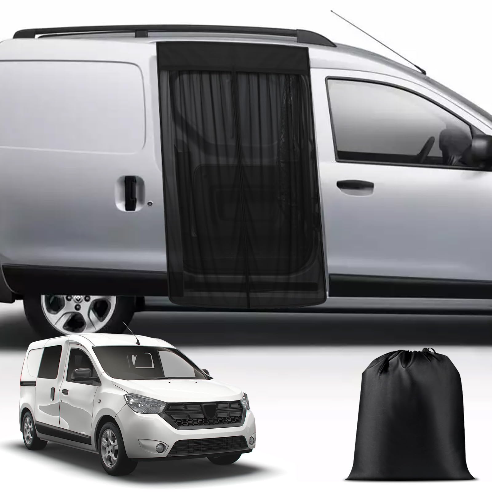 Moustiquaire Dacia Dokker contre les insectes | Solution porte latérale van - 8