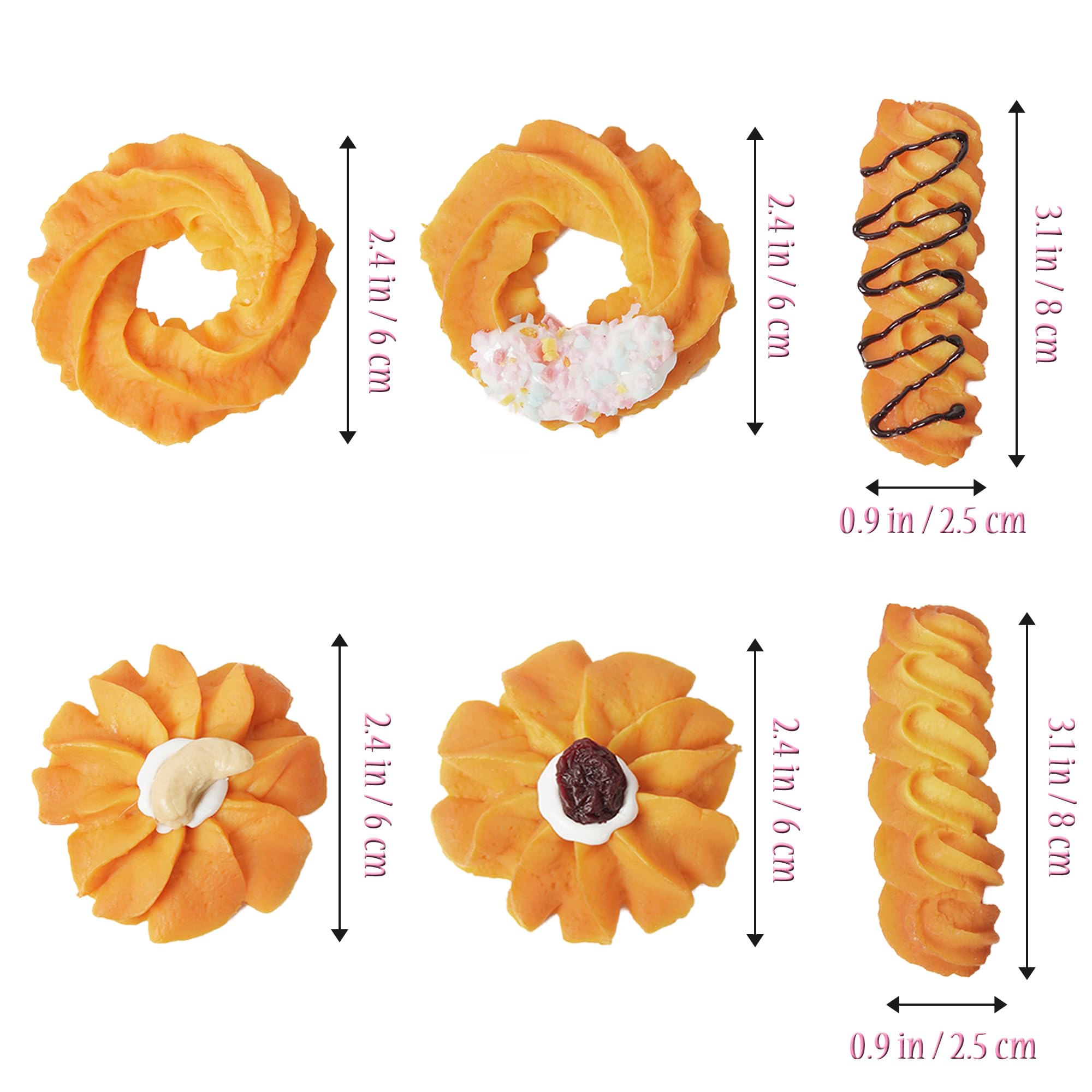 Kisangel 2 Uova Fritte Finte Realistiche In PVC – Decorazione Scherzi, Fotografia E Giochi - 3