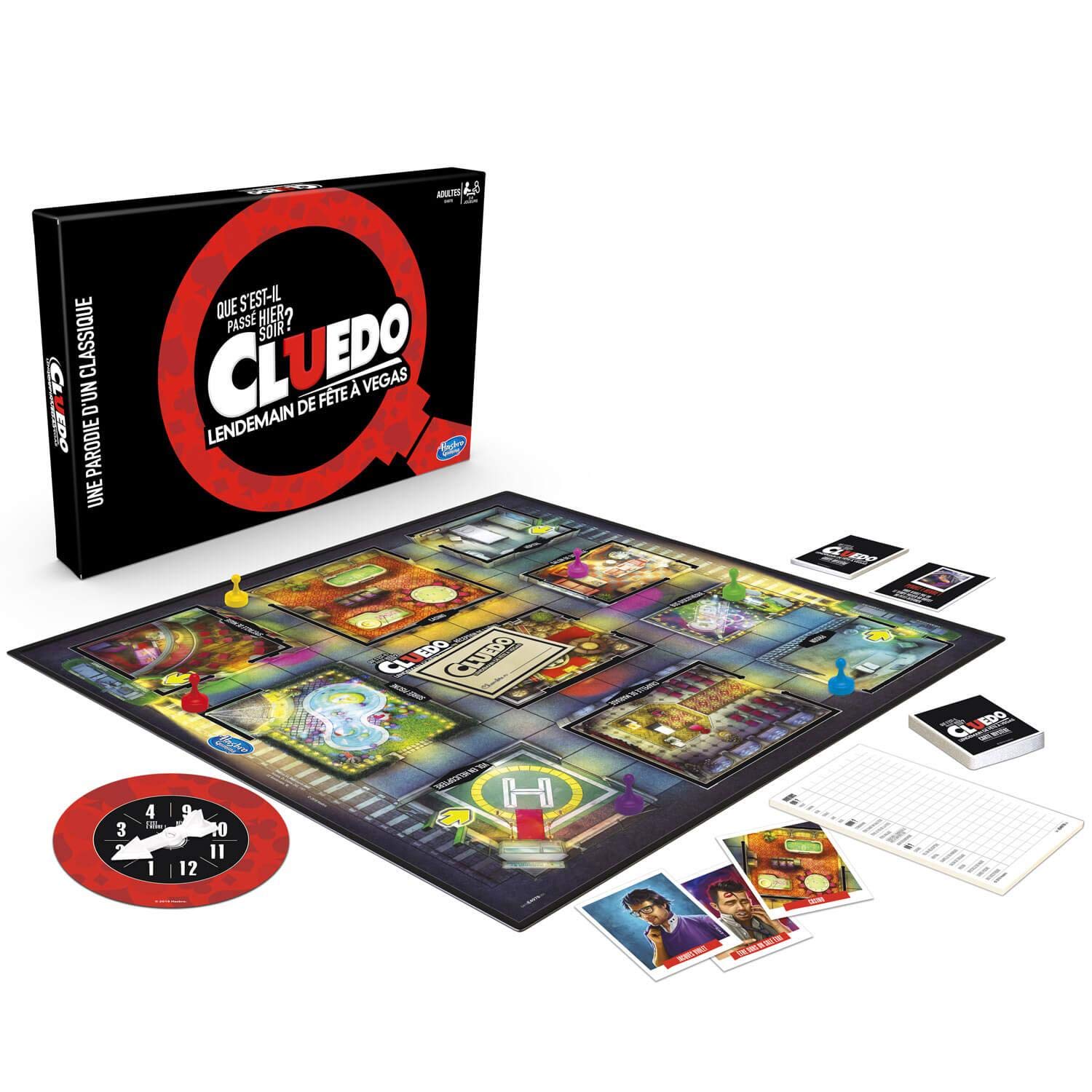 Hasbro Cluedo Lendemain de Fete a Vegas – Gesellschaftsspiel