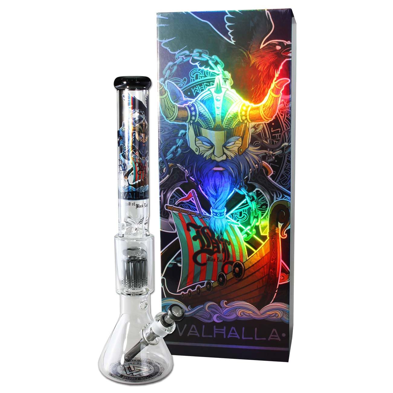 Black Leaf Kofferbong Perko VALHALLA - 10-Arm Perkolator, 50 cm, Ice, Kickloch, Zubehör