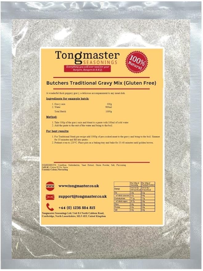 Butchers Traditional Gravy Mix (Gluten Free) 100g Amazon.co.uk Grocery