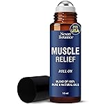 Muscle Relief Essential Oil Roll-On 10 ml - Pure & Natural Prediluted Blend for Sore Muscles, Aches & Recovery - Easy Roller for Athletes & Active Lifestyles - Nexon Botanics