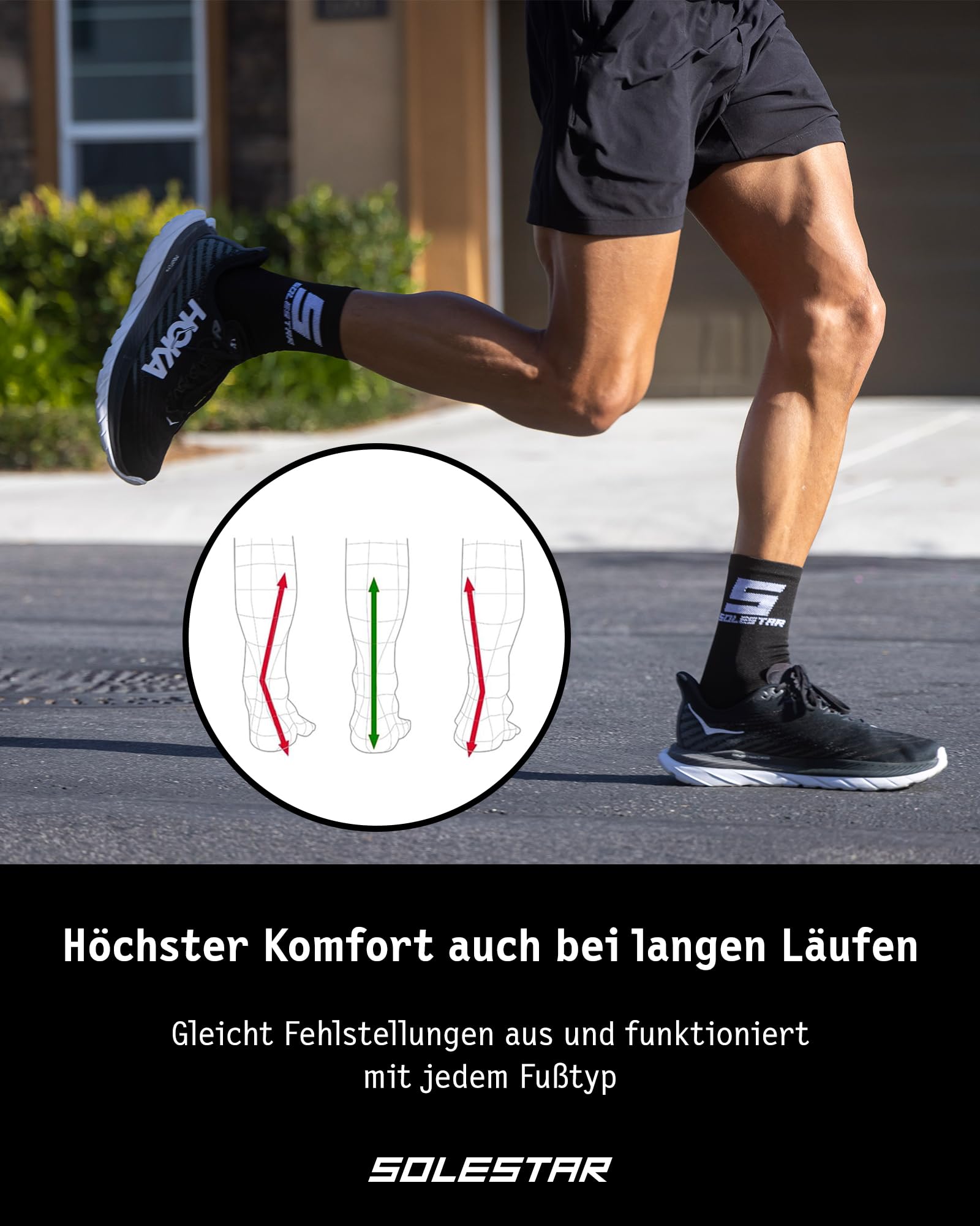 Solestar Neutral Run - Plantillas para correr (talla 43/44), diseño unisex