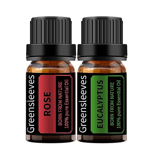 Vista 42 de GREENSLEEVES Juego de aceites esenciales de jazmín rosa, 2 aceites aromáticos puros a base de plantas para aromaterapia, aceites esenciales