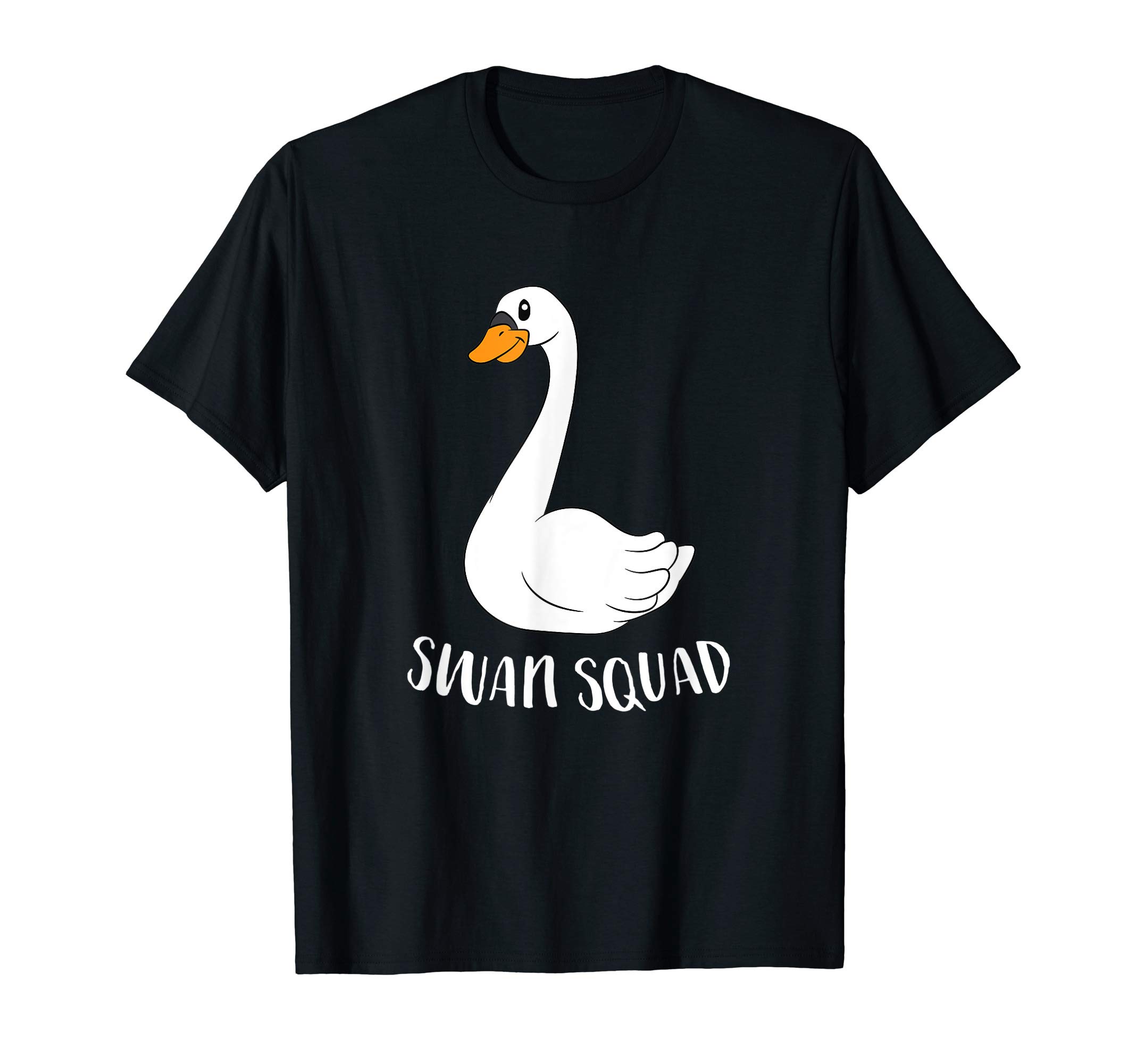 Cute Swan Squad Funny Team Swans T-ShirtOEKO-TEX STANDARD 100