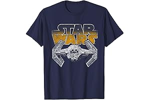 Super Retro Tie Fighter Classic Star Wars Logo T-Shirt