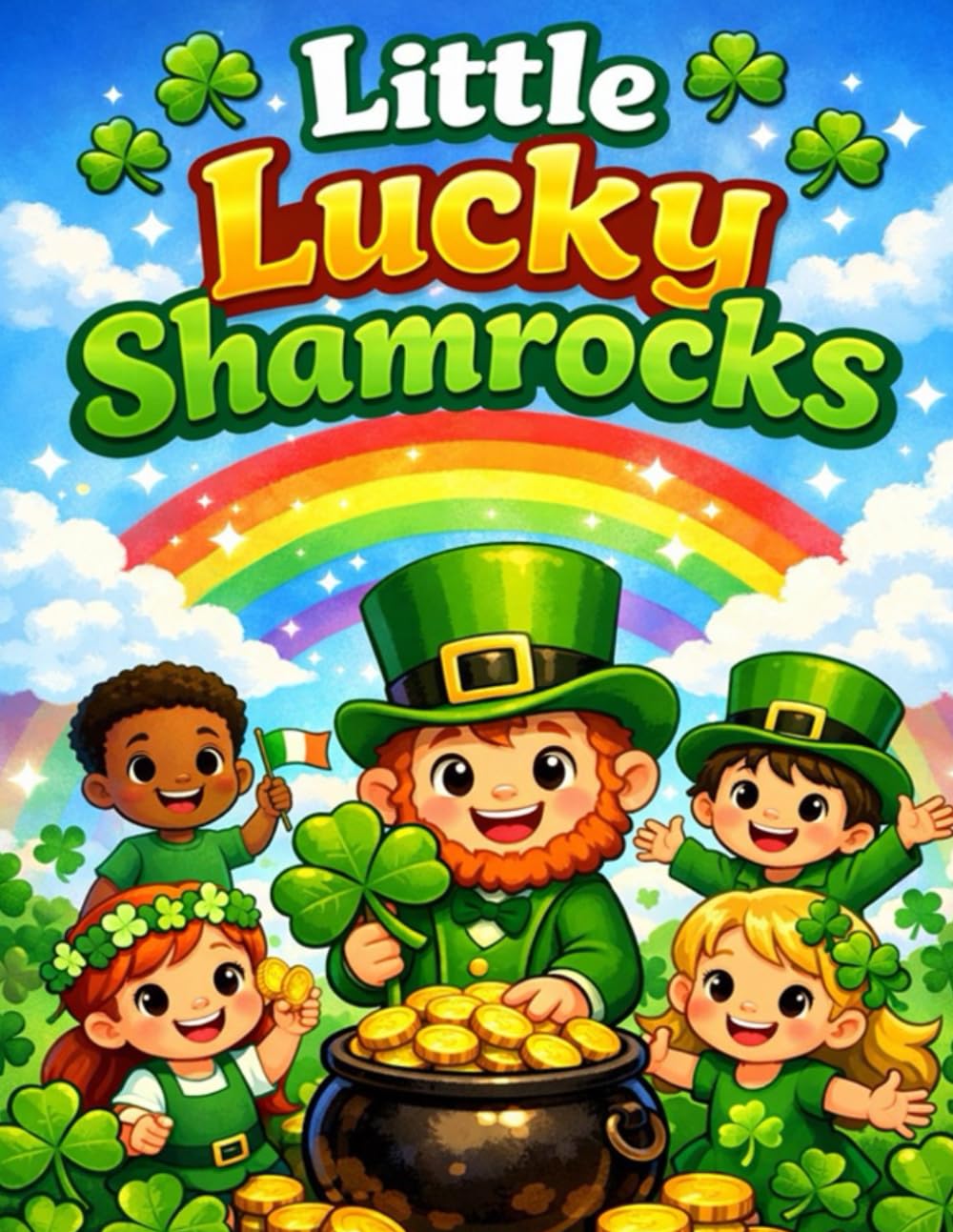 Little Lucky Shamrocks: A Fun and Simple St. Patrick’s Day Coloring Book for Preschool Kids Ages 3–6