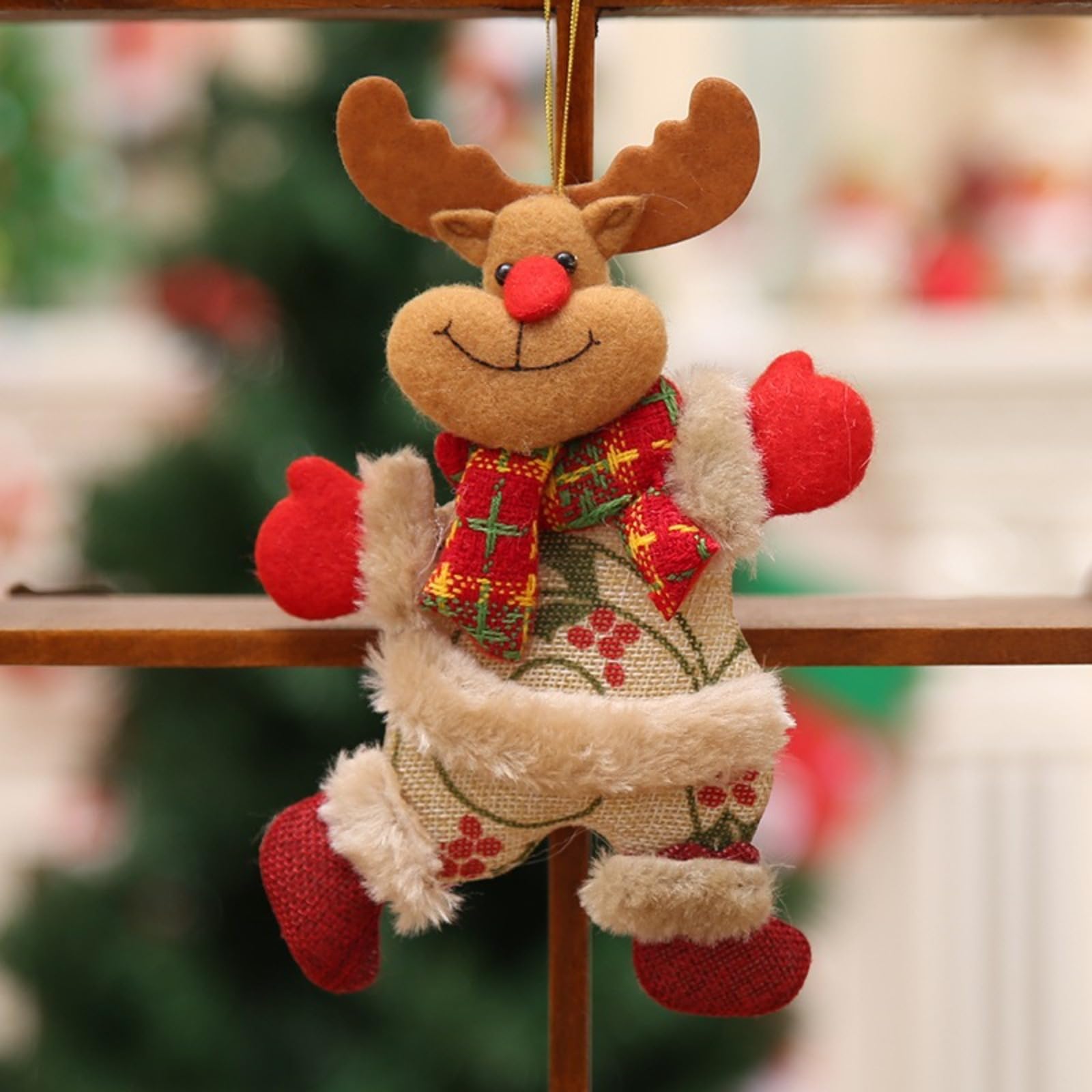 Santa Claus Snowman Deer Pendant Christmas Tree Accessories Pendant