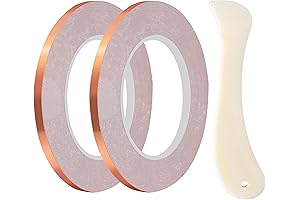 Premium 7/32 Inch Black Backed Copper Foil Tape for Stained Glass