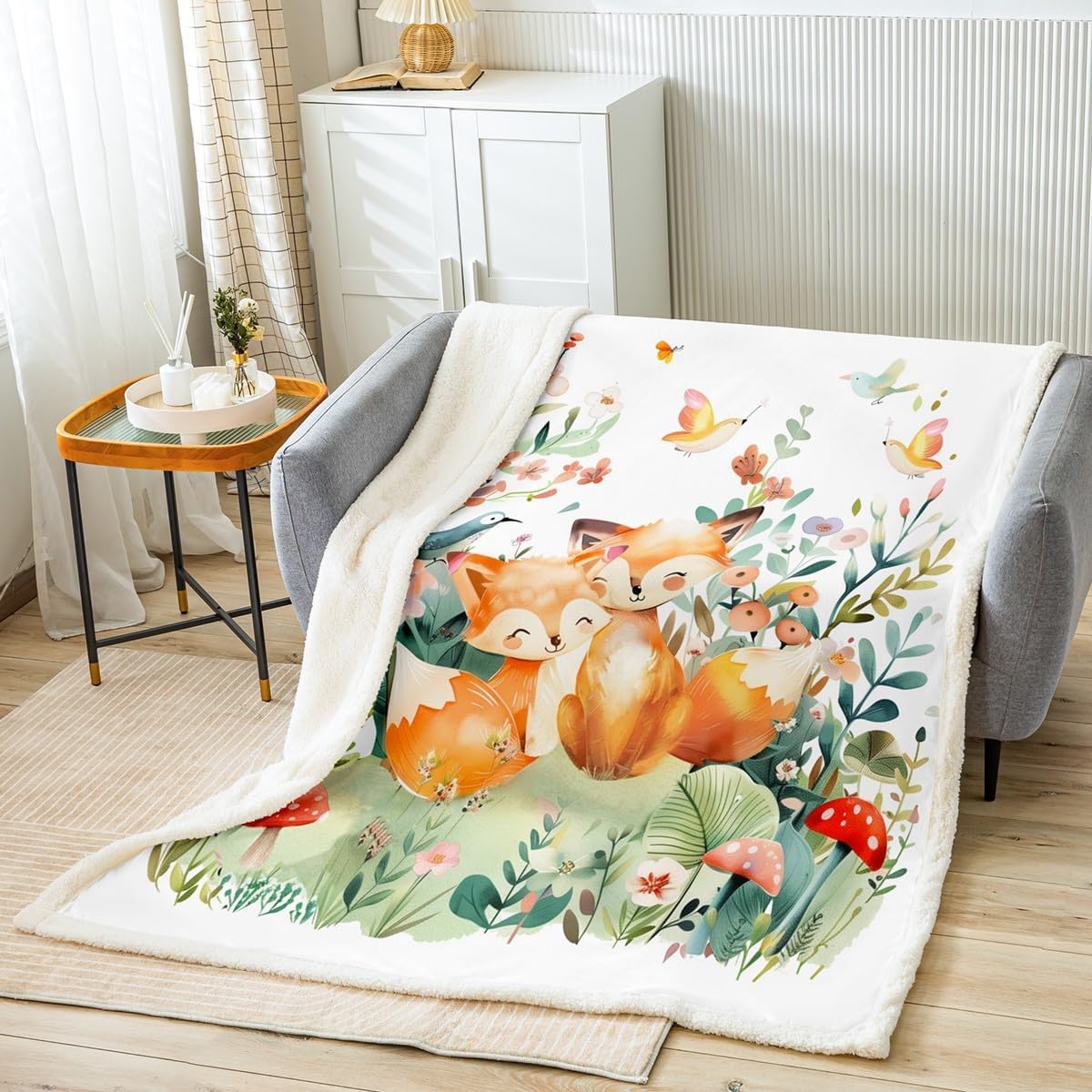 Swan Couple Bed Blanket Kids Girls Romantic Love Sherpa Blanket Soft Cozy Lightweight Pink Rose Plush Fleece Valentine's Day Blanket Gifts for Bed Chair Office Sofa(Throw 50"x60")