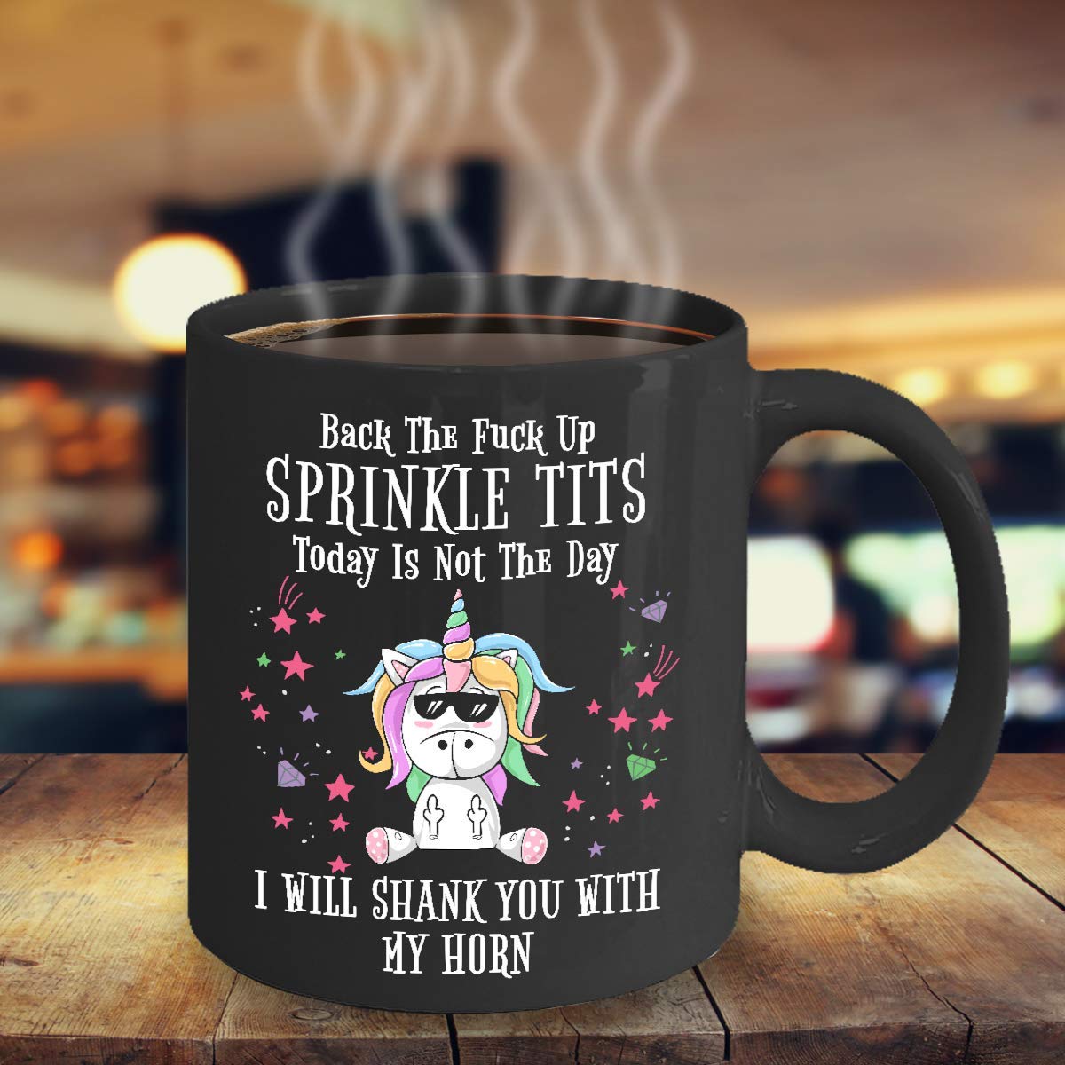 My Family Can Kiss My Ass Back The Fuck Up Sprinkle Tits Today Is Not The Day I Will Shank You With My Horn Svg - Daily Funny Mugs