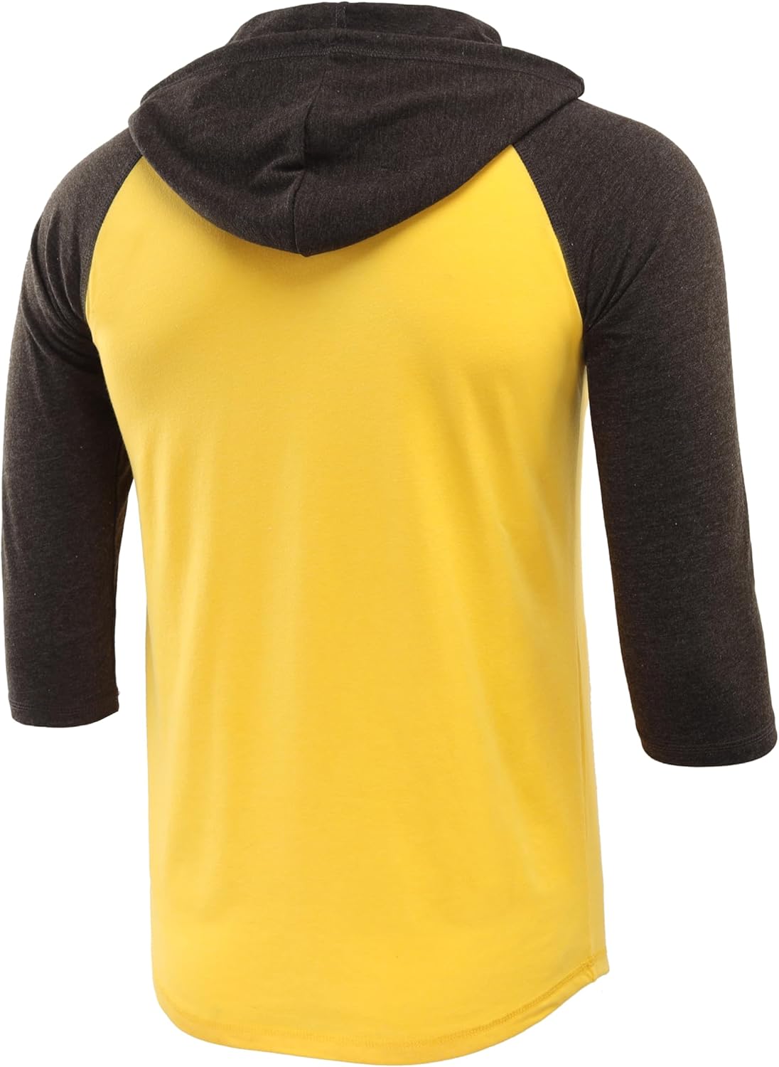 Mens Hoodies Shirt Casual Athletic Workout Fashion Hooded Lightweight Jersey Sweatshirt Long Sleeve with Drawstring - Image 2