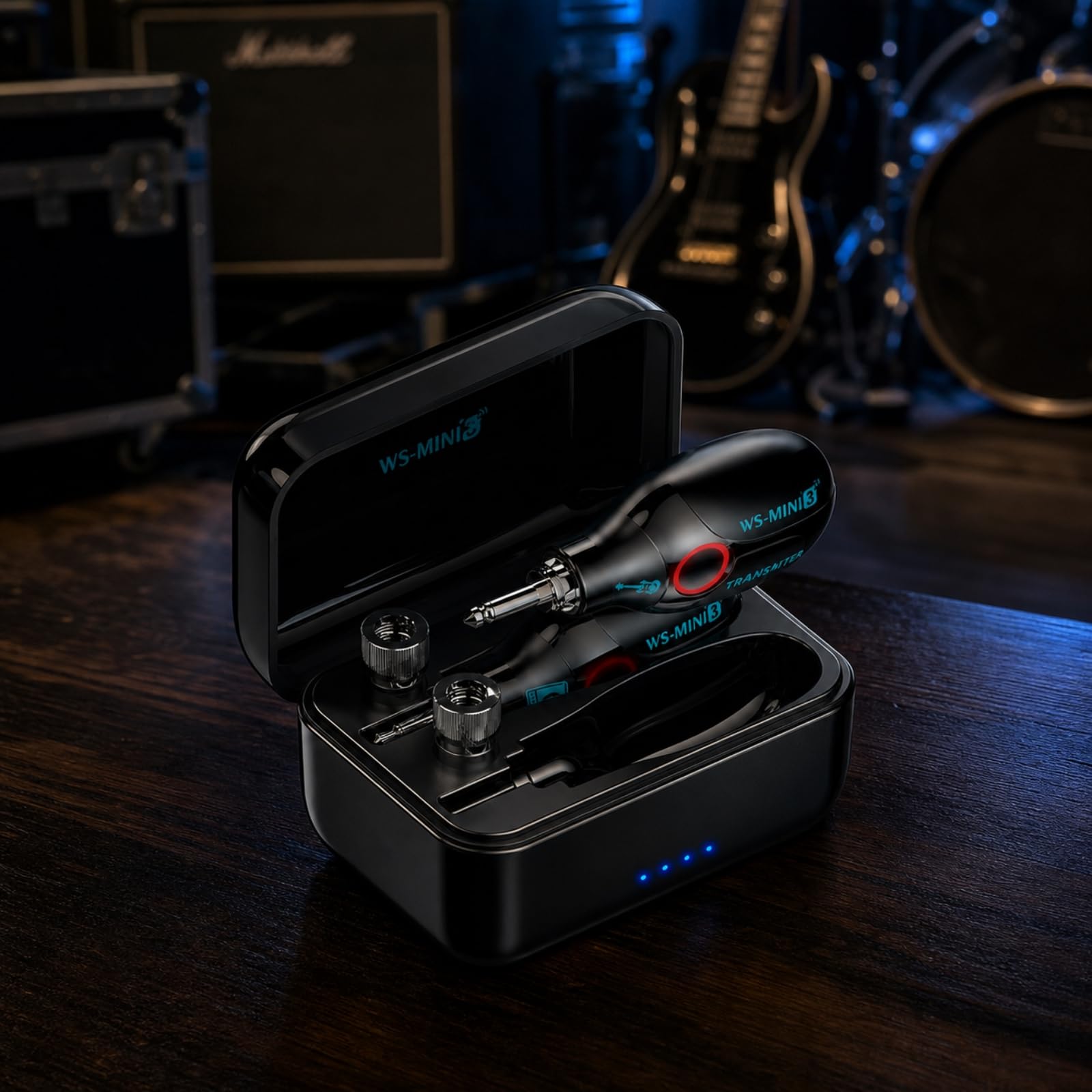 Émetteur Audio sans Fil Guitare Basse Violon Instrument Électrique Système Récepteur Émetteur Prises 35 Mm Jack 635 Mm Transmission
