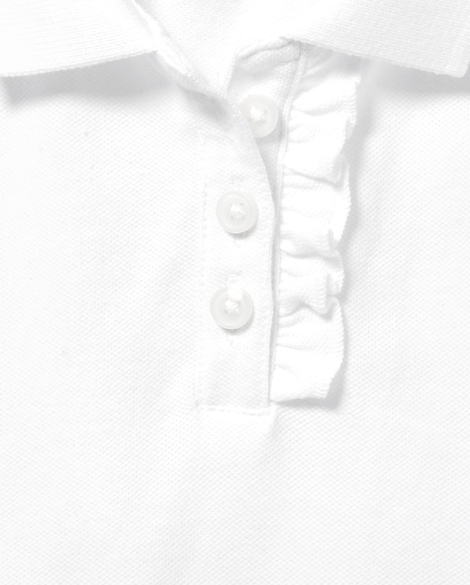 The Children's Place Mädchen Girls Uniform Ruffle Pique Polo 4-Pack Hemd