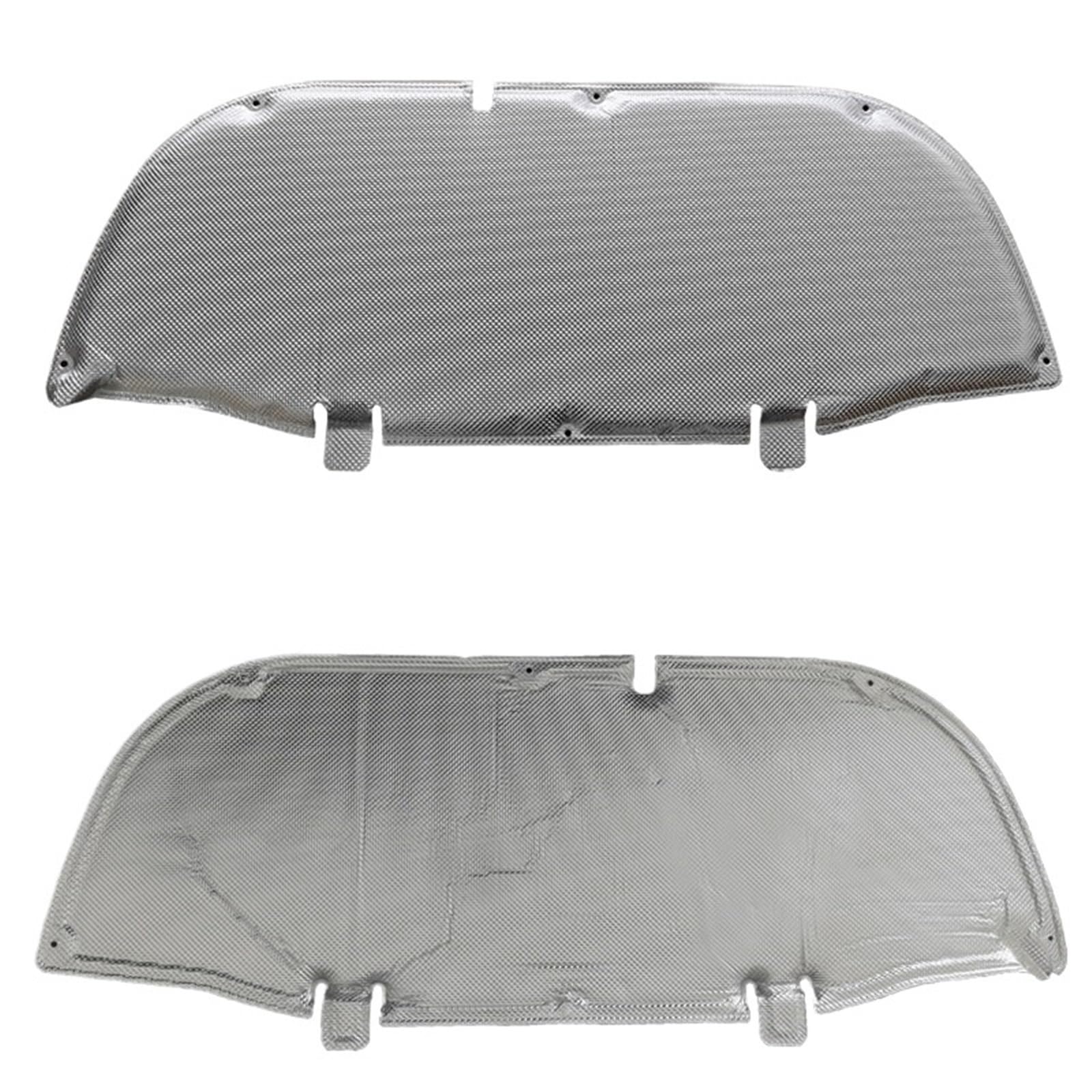 Car Front Hood Sound Heat Insulation Pad Soundproof Cotton Deadening for Toyota for Corolla for Cross XG10 2022-2024(Silver Aluminum)