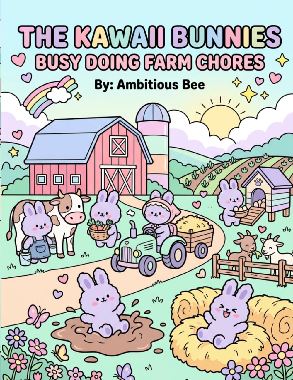 The Kawaii Bunnies Busy Doing Farm Chores (The Kawaii Bunnies Series)